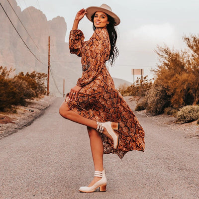 Renée - Vintage lodičky na vysokém podpatku