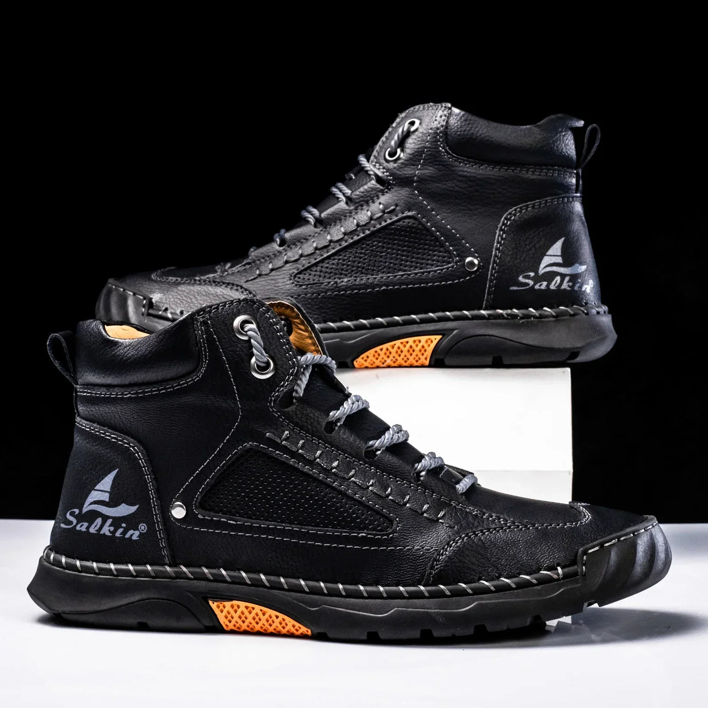 Jacques – Kožené vysoké boty