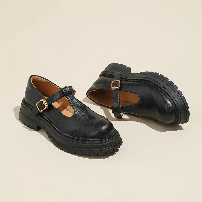 Pascalette – Elegantní kožené Mary Janes