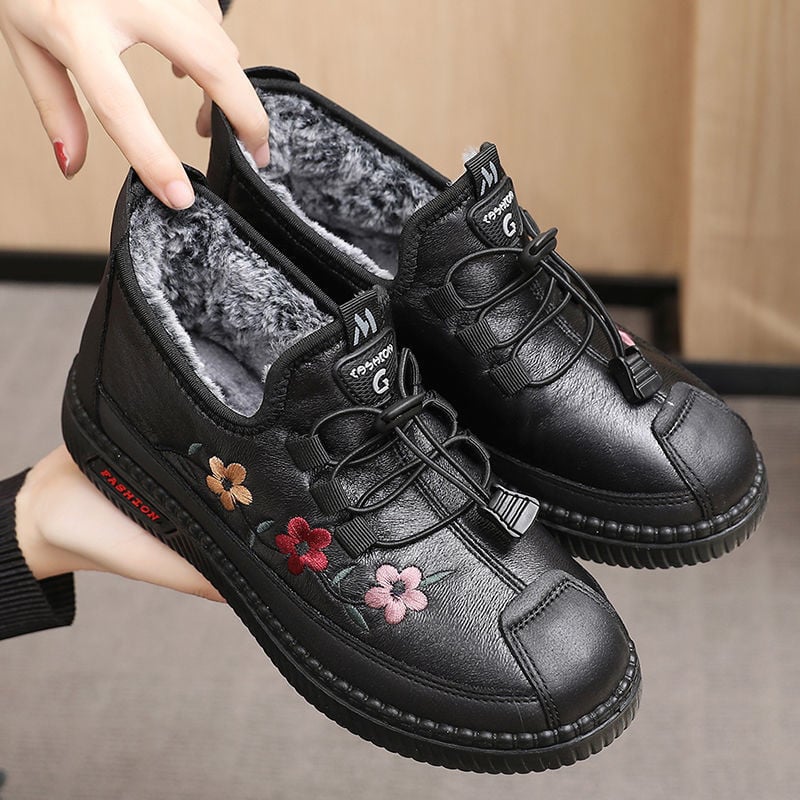 Pascaline - Kožené mokasíny s polarovou podšívkou