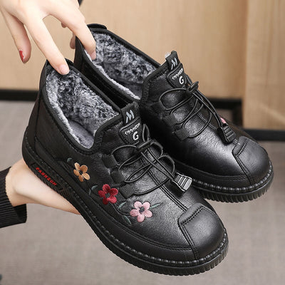 Pascaline - Kožené mokasíny s polarovou podšívkou